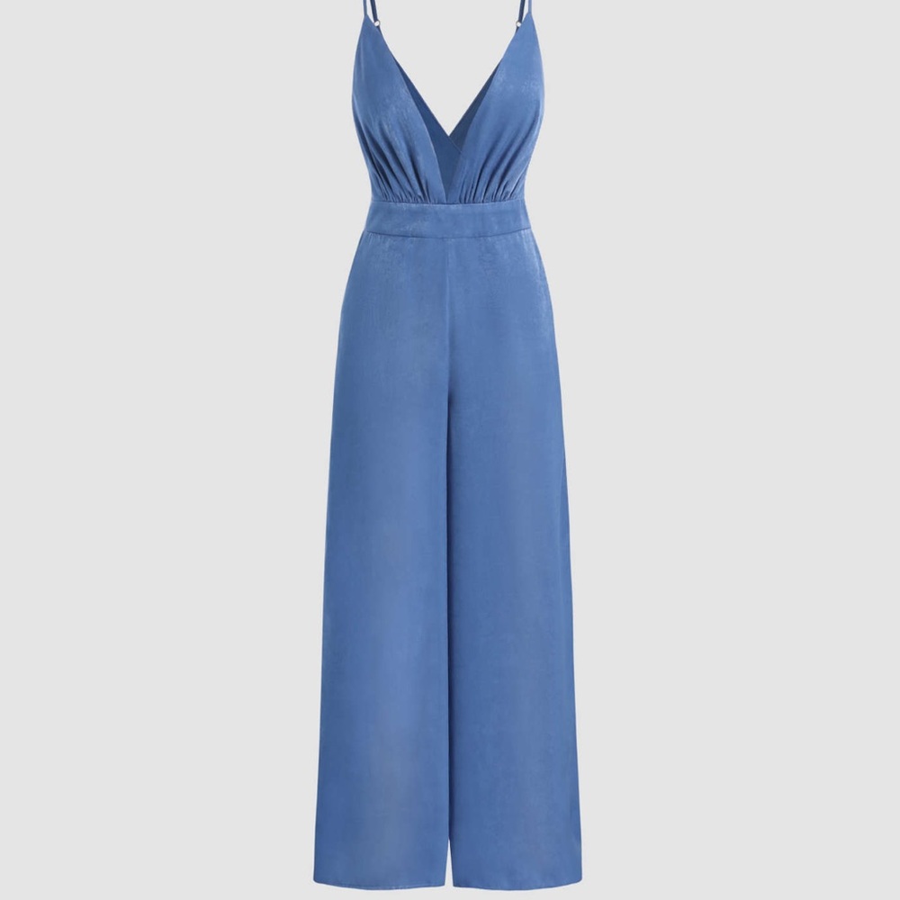Deep V Jumpsuit